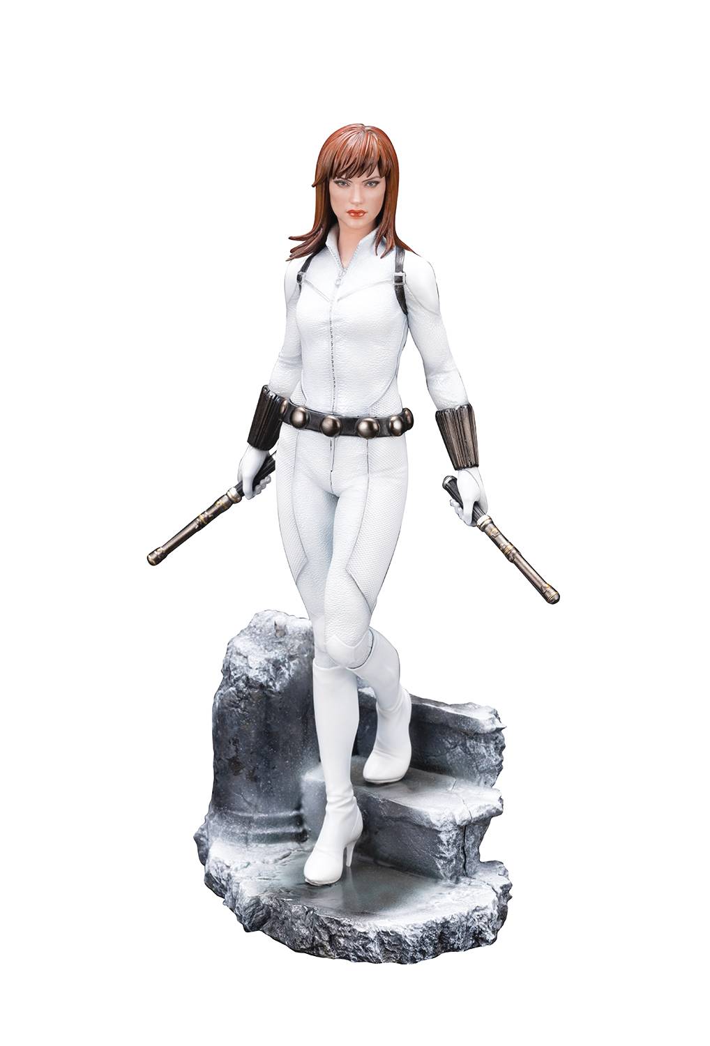 Black Widow White Costume PX Artfx Premier