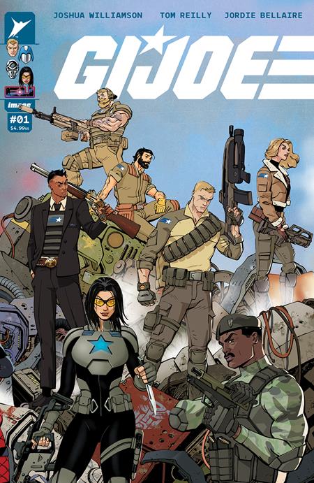 G.I. Joe # 1 Cover P Tom Reilly Foil Card Stock Variant
