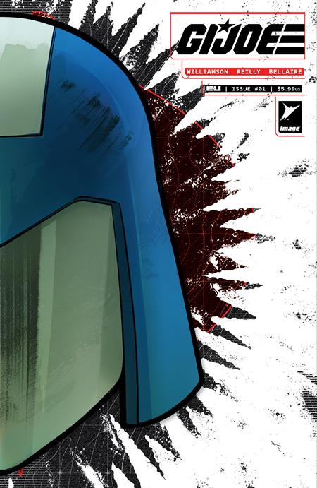 G.I. Joe # 1 Cover R Cobra Commander Mask Die-Cut Foil Card Stock Variant