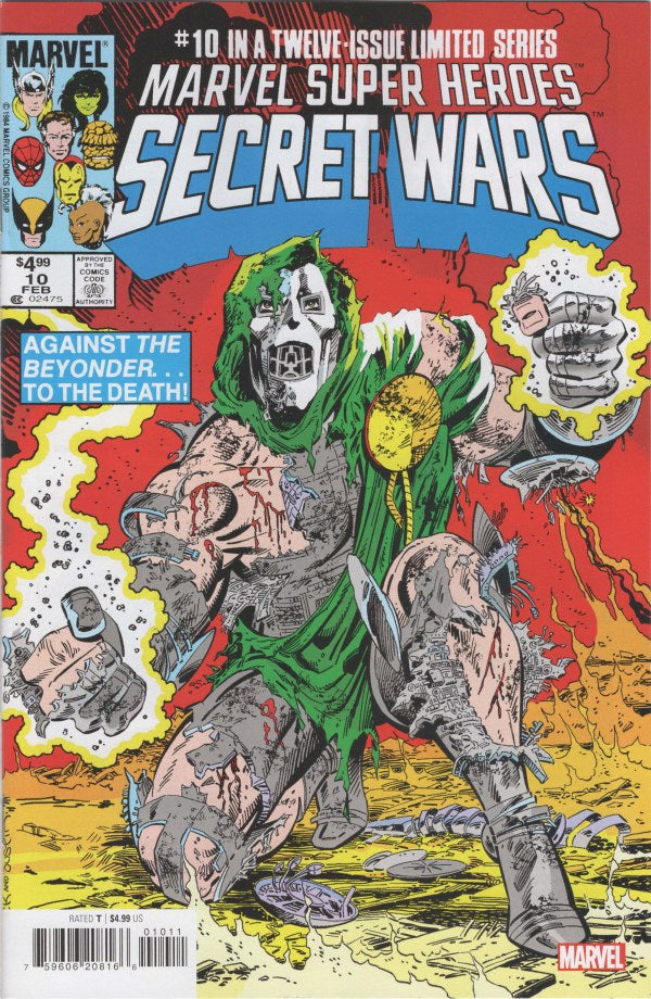 Marvel Super Heroes Secret Wars # 10 Facsimile Edition