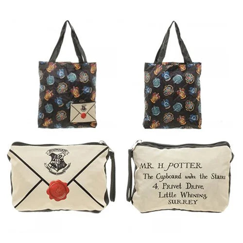 Harry Potter Crest Packable Tote Bag