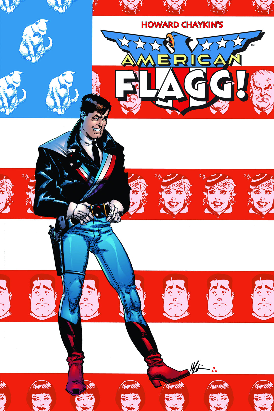 American Flagg Definitive Collection TPB Vol 1, 2 Set