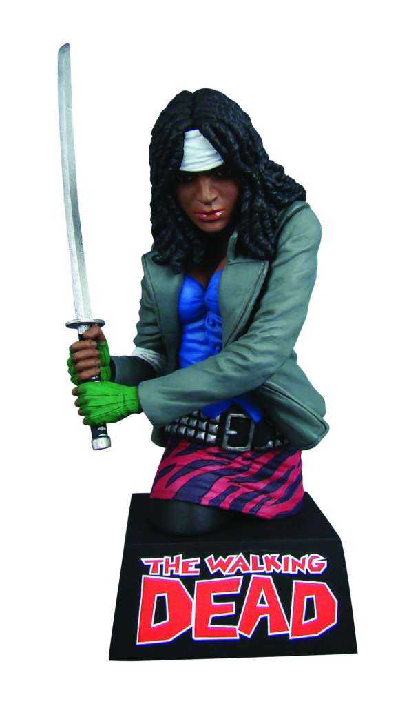 Walking Dead Michonne Bust Bank