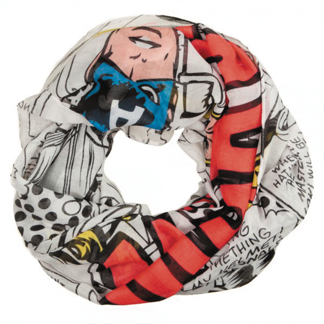 Marvel Comic Print Infinity Scarf