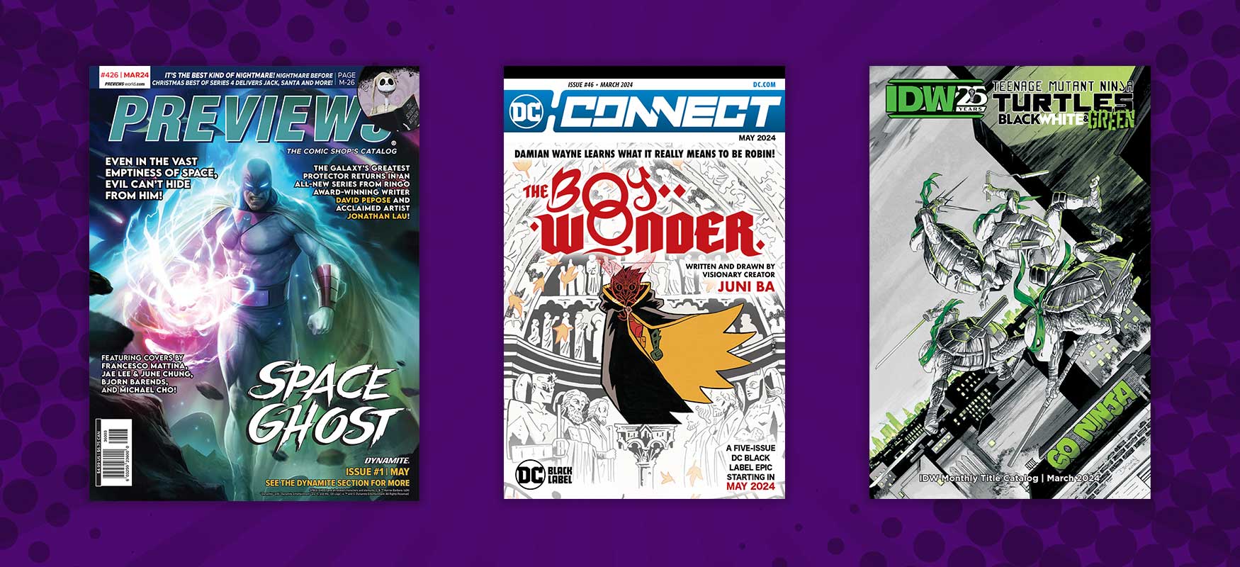 New Previews for March 2024 – All New Comics
