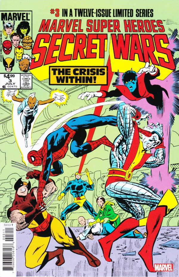 Marvel Super Heroes Secret Wars # 3 Facsimile Edition