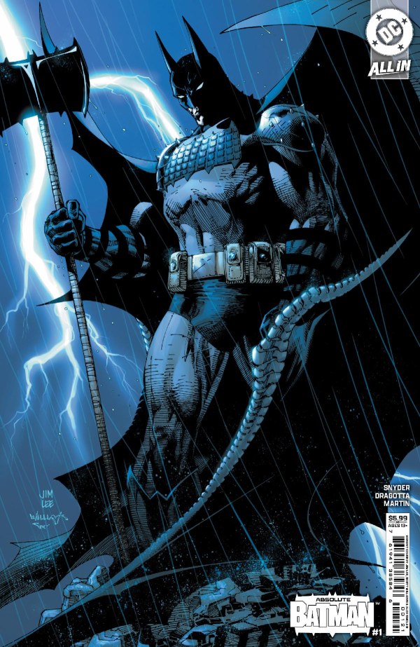 Absolute Batman # 1 Cover C Jim Lee Card Stock Variant