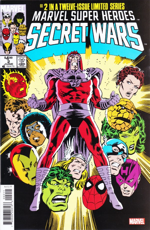 Marvel Super Heroes Secret Wars # 2 Facsimile Edition