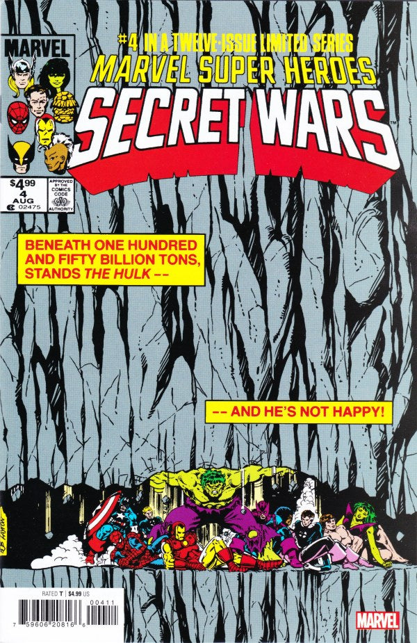 Marvel Super Heroes Secret Wars # 4 Facsimile Edition