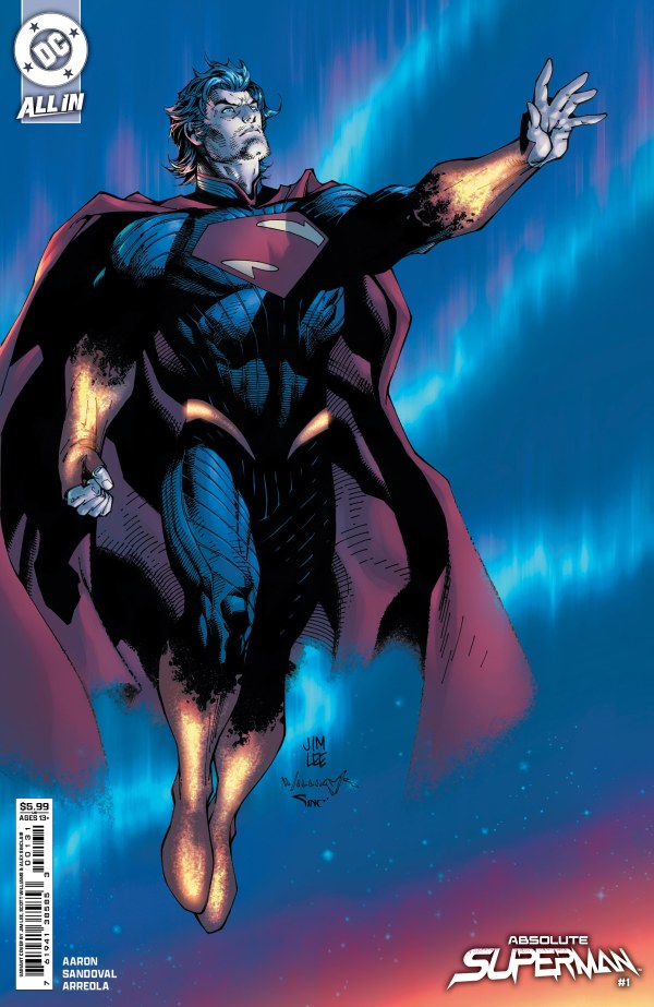 Absolute Superman # 1 Cover C Jim Lee Card Stock Variant