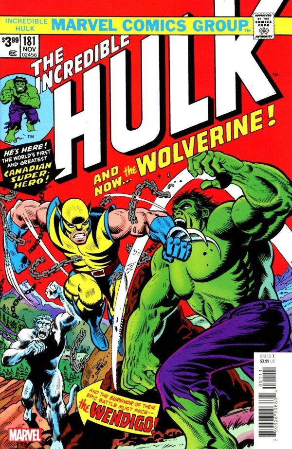 Incredible Hulk # 181 Facsimile Edition