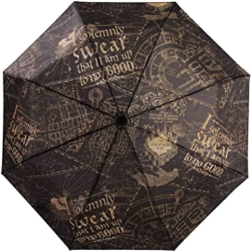 Harry Potter I Solemnly Swear Compact Folding Umbrella