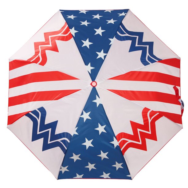 Wonder Woman Logo Compact Folding Umbrella
